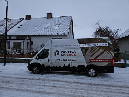 Izolace stropu zděného domu na Vysočině